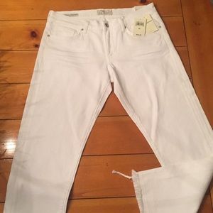 Lucky brand white capris